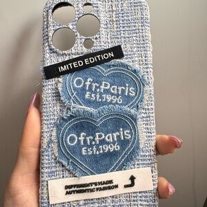 iphone 15 pro max Limited Edition Denim Heart Phone Case